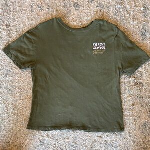 RVCA Olive Cotton T-Shirt